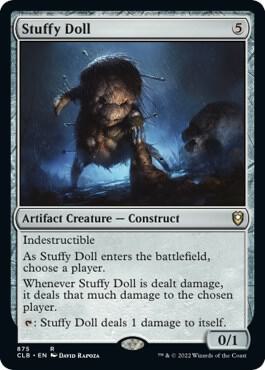 Stuffy Doll 875 card from Commander Legends: Battle for Baldur's Gate