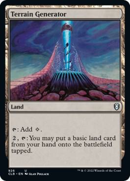 Terrain Generator 926 card from Commander Legends: Battle for Baldur's Gate