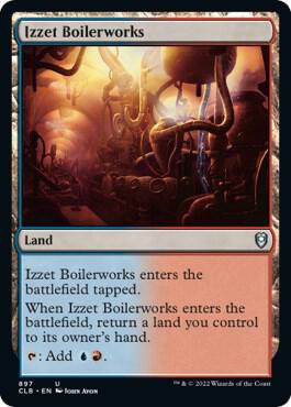 Izzet Boilerworks 897 card from Commander Legends: Battle for Baldur's Gate