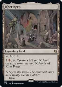 Kher Keep 899 card from Commander Legends: Battle for Baldur's Gate
