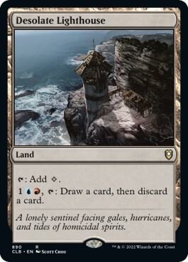 Desolate Lighthouse 890 card from Commander Legends: Battle for Baldur's Gate