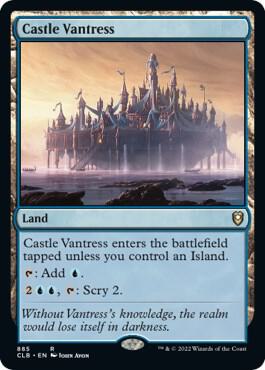 Castle Vantress 885 card from Commander Legends: Battle for Baldur's Gate