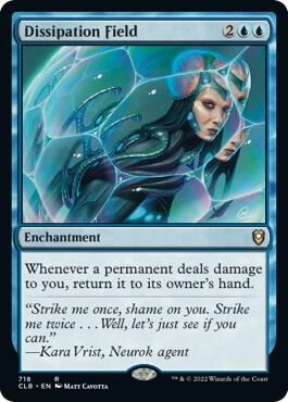 Dissipation Field 718 card from Commander Legends: Battle for Baldur's Gate