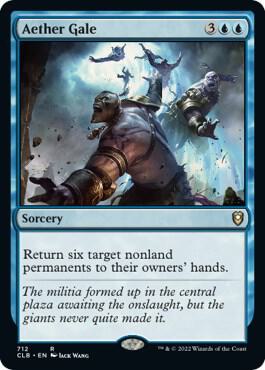 Aether Gale 712 card from Commander Legends: Battle for Baldur's Gate