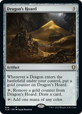 Dragon's Hoard 858 card from Commander Legends: Battle for Baldur's Gate