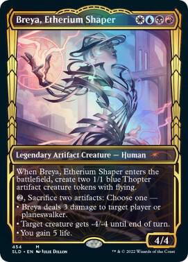 Breya, Etherium Shaper (Gilded Foil) 454 card from Secret Lair Drop Series