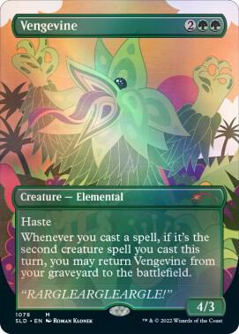 Vengevine 1078 card from Secret Lair Drop Series