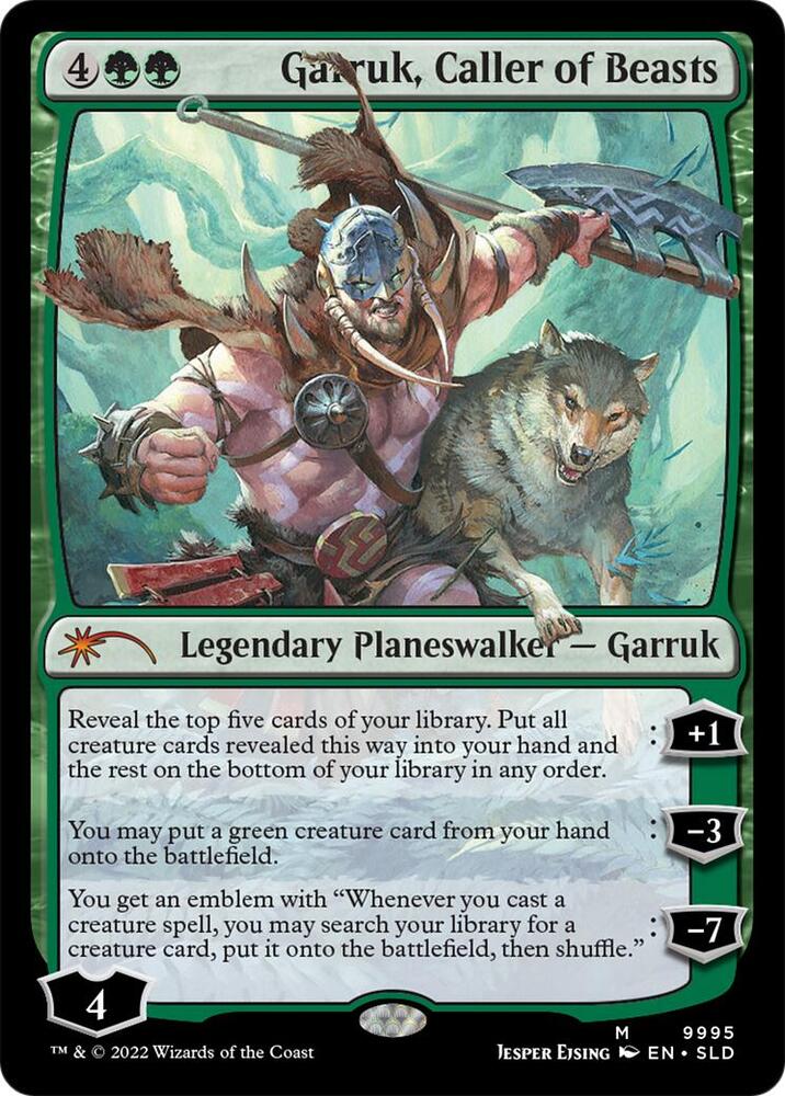 Garruk, Caller of Beasts 9995 card from Secret Lair Drop Series