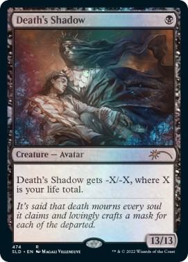 Death's Shadow 474 card from Secret Lair Drop Series