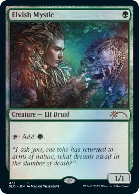Elvish Mystic 475 card from Secret Lair Drop Series