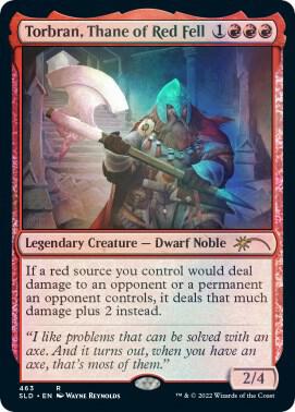 Torbran, Thane of Red Fell 463 card from Secret Lair Drop Series