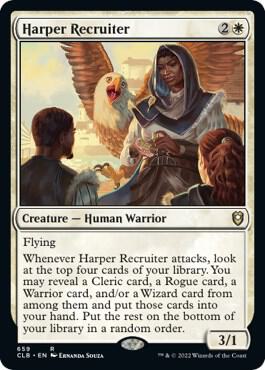 Harper Recruiter 659 card from Commander Legends: Battle for Baldur's Gate