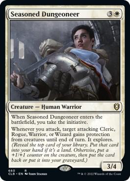 Seasoned Dungeoneer 660 card from Commander Legends: Battle for Baldur's Gate