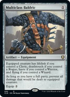 Multiclass Baldric 684 card from Commander Legends: Battle for Baldur's Gate