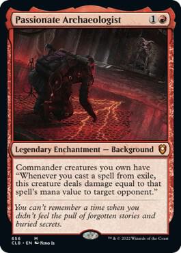 Passionate Archaeologist 656 card from Commander Legends: Battle for Baldur's Gate
