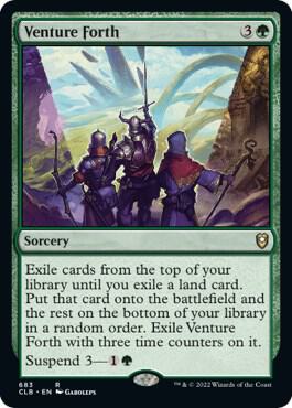 Venture Forth 683 card from Commander Legends: Battle for Baldur's Gate
