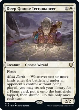 Deep Gnome Terramancer 658 card from Commander Legends: Battle for Baldur's Gate