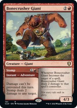 Bonecrusher Giant 781 card from Commander Legends: Battle for Baldur's Gate