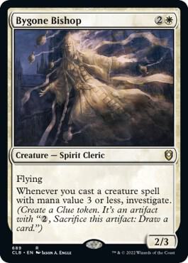 Bygone Bishop 689 card from Commander Legends: Battle for Baldur's Gate