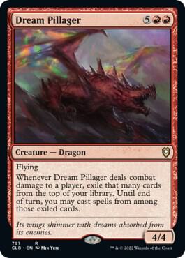 Dream Pillager 791 card from Commander Legends: Battle for Baldur's Gate