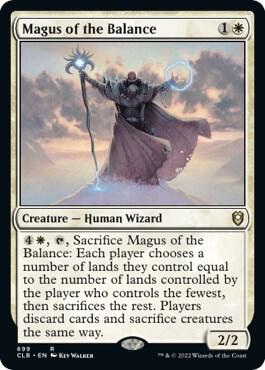 Magus of the Balance 699 card from Commander Legends: Battle for Baldur's Gate