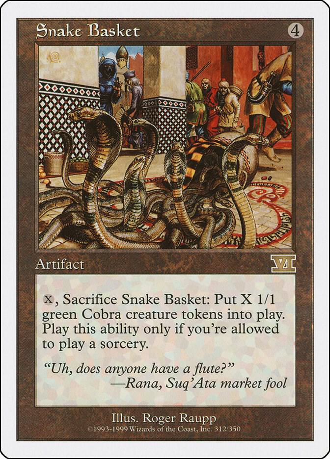 Snake Basket 312 card from Classic Sixth Edition