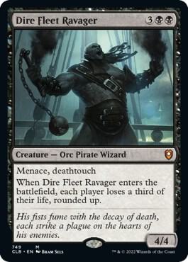 Dire Fleet Ravager 749 card from Commander Legends: Battle for Baldur's Gate