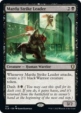 Mardu Strike Leader 761 card from Commander Legends: Battle for Baldur's Gate