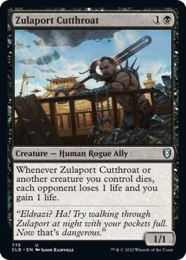 Zulaport Cutthroat 775 card from Commander Legends: Battle for Baldur's Gate