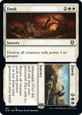 Dusk // Dawn 691 card from Commander Legends: Battle for Baldur's Gate