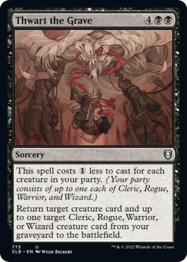 Thwart the Grave 773 card from Commander Legends: Battle for Baldur's Gate