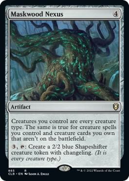 Maskwood Nexus 865 card from Commander Legends: Battle for Baldur's Gate
