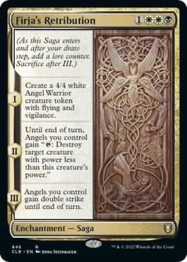 Firja's Retribution 846 card from Commander Legends: Battle for Baldur's Gate