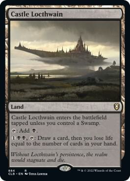 Castle Locthwain 884 card from Commander Legends: Battle for Baldur's Gate
