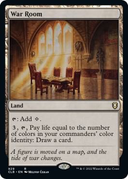 War Room 929 card from Commander Legends: Battle for Baldur's Gate