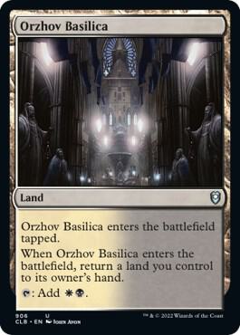Orzhov Basilica 906 card from Commander Legends: Battle for Baldur's Gate