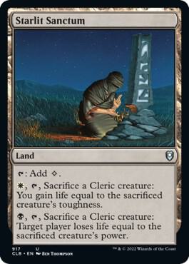 Starlit Sanctum 917 card from Commander Legends: Battle for Baldur's Gate