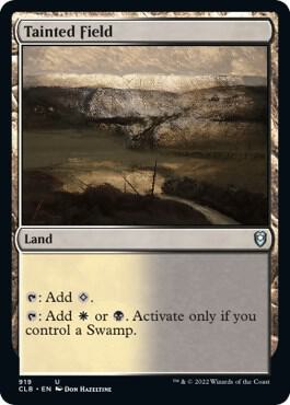Tainted Field 919 card from Commander Legends: Battle for Baldur's Gate