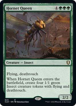 Hornet Queen 825 card from Commander Legends: Battle for Baldur's Gate