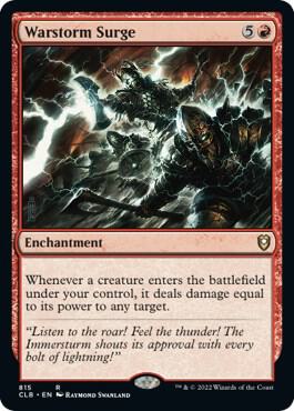 Warstorm Surge 815 card from Commander Legends: Battle for Baldur's Gate