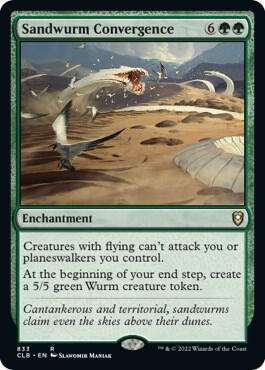 Sandwurm Convergence 833 card from Commander Legends: Battle for Baldur's Gate