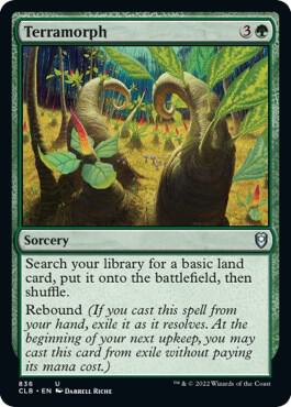 Terramorph 836 card from Commander Legends: Battle for Baldur's Gate
