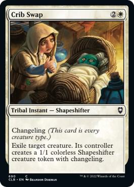 Crib Swap 690 card from Commander Legends: Battle for Baldur's Gate
