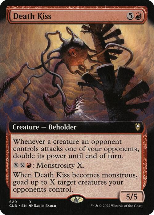 Death Kiss (Extended Art) 629 card from Commander Legends: Battle for Baldur's Gate