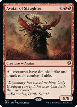 Avatar of Slaughter 779 card from Commander Legends: Battle for Baldur's Gate