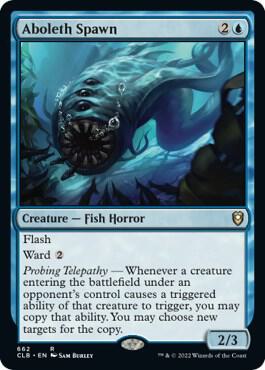 Aboleth Spawn 662 card from Commander Legends: Battle for Baldur's Gate