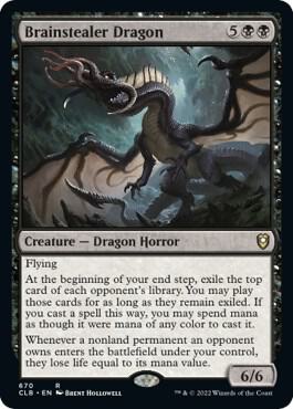 Brainstealer Dragon 670 card from Commander Legends: Battle for Baldur's Gate