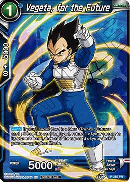 Vegeta, for the Future (Tournament Pack Vol. 8) P-385 card from Tournament Promotion Cards