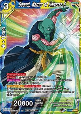 Saonel, Warrior of Universe 6 (Tournament Pack Vol. 8) P-391 card from Tournament Promotion Cards