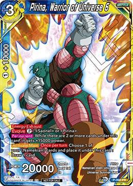 Pirina, Warrior of Universe 6 (Tournament Pack Vol. 8) P-392 card from Tournament Promotion Cards
